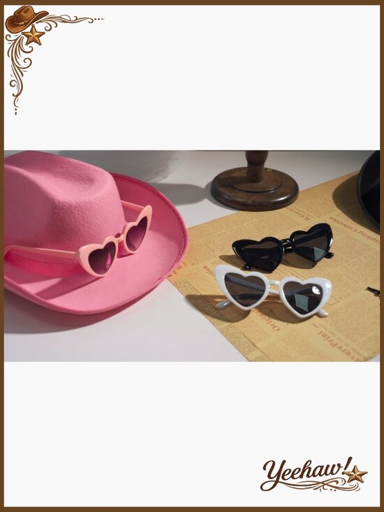 12-Piece Cowgirl Hat Set with Bride Veil for Bachelorette Wedding Cosplay main image 5